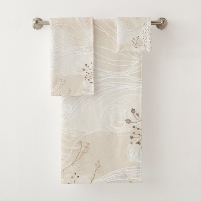 Diseño Airy Bohemian Botánico Floral String Art (In situ)