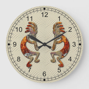 Diseño al sudoeste del reloj de pared de Kokopell