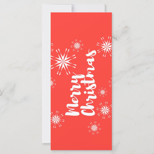 Diseño alegre y juguetón de "Feliz Navidad" (Anverso)