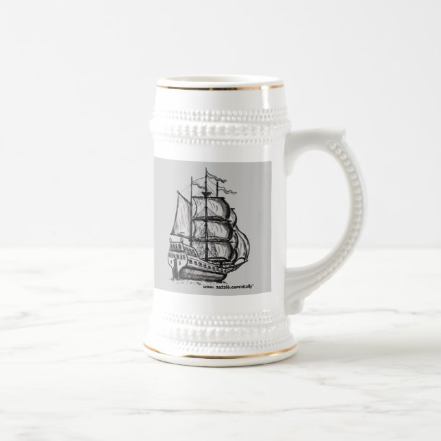 Diseño alto de la taza de la nave (Derecha)