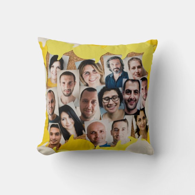 diseño amarillo de almohadas nuevas (Anverso)