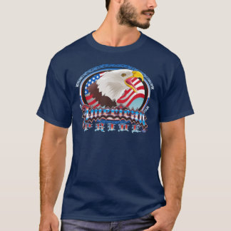 Diseño americano de la camisa de Eagle del orgullo