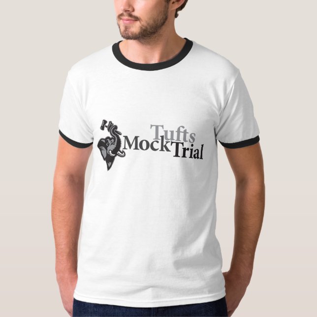 Diseño anillado 1 de la camiseta de los hombres (Anverso)