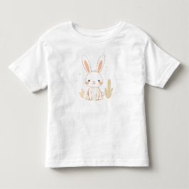 Diseño animal de bebé de camiseta de conejo lindo 