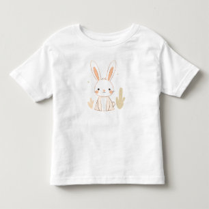 Diseño animal de bebé de camiseta de conejo lindo 