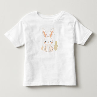 Diseño animal de bebé de camiseta de conejo lindo 