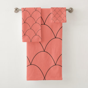 Diseño Art Deco Salmón