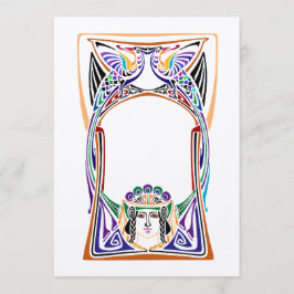 Diseño Art Nouveau peacock