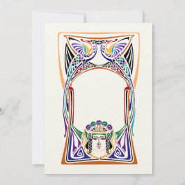Diseño Art Nouveau peacock