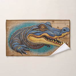Diseño artístico de cocodrilos australianos
