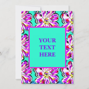 Diseño artístico de invitaciones a acuarela de Boh