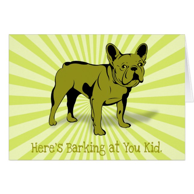 Diseño artístico de la raza del perro del bulldog (Anverso (Horizontal))