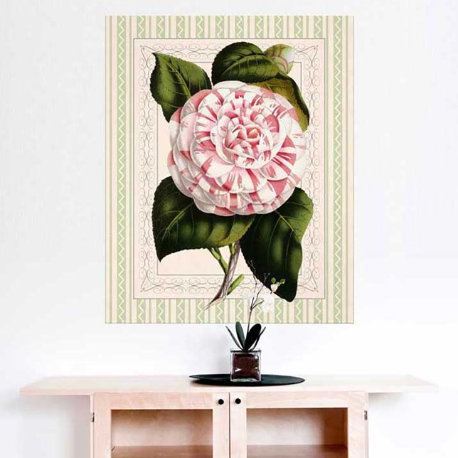 Diseño atractivo Camellia Vintage de Arte Botánico (Subido por el creador)