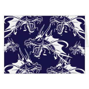 Diseño azul de la fantasía de la criatura mítica