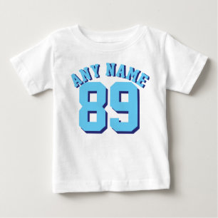 Diseño azul y blanco del jersey de los deportes