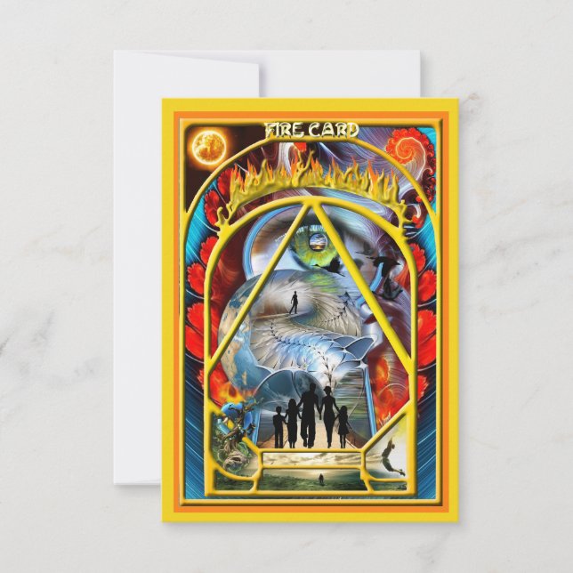 Diseño básico de tarjetas de fuego (Anverso)