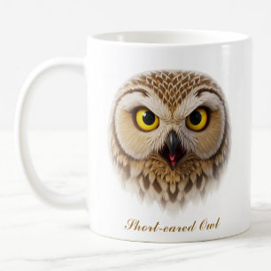 Diseño bilateral de tazas de café de orejas cortas