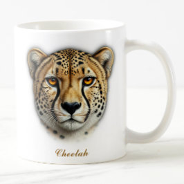 Diseño bilateral de tazas para café Cheetah