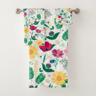 Diseño blanco floral y salvaje de color bonito