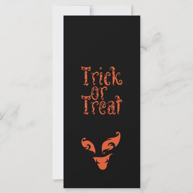 Diseño Boo Trick o Tret (Anverso)