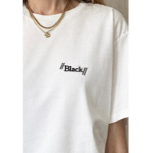 diseño bordado amante del color negro