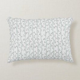 Diseño botánico simple almohada de lanzamiento