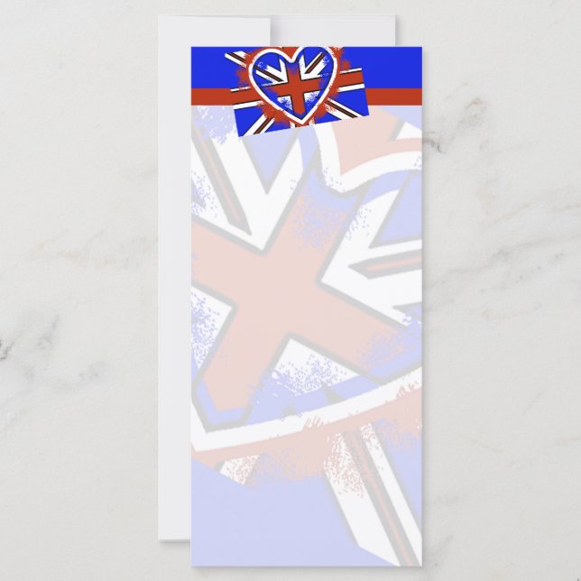 Diseño cardíaco de la bandera británica de Guay (Anverso)