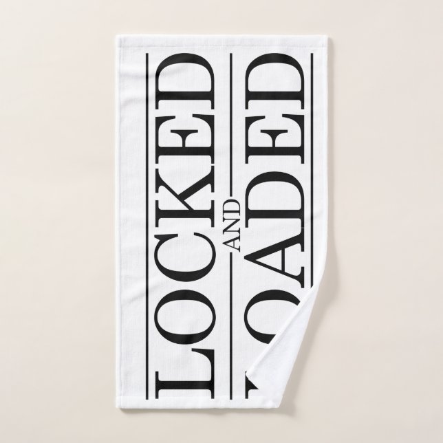 Diseño cerrado y cargado de la castidad (Toalla de mano)