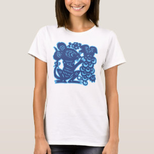 Diseño chino de la camiseta del zodiaco -