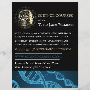 Diseño científico, publicidad de cursos de ciencia