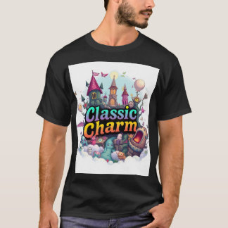 Diseño clásico de camiseta con encanto