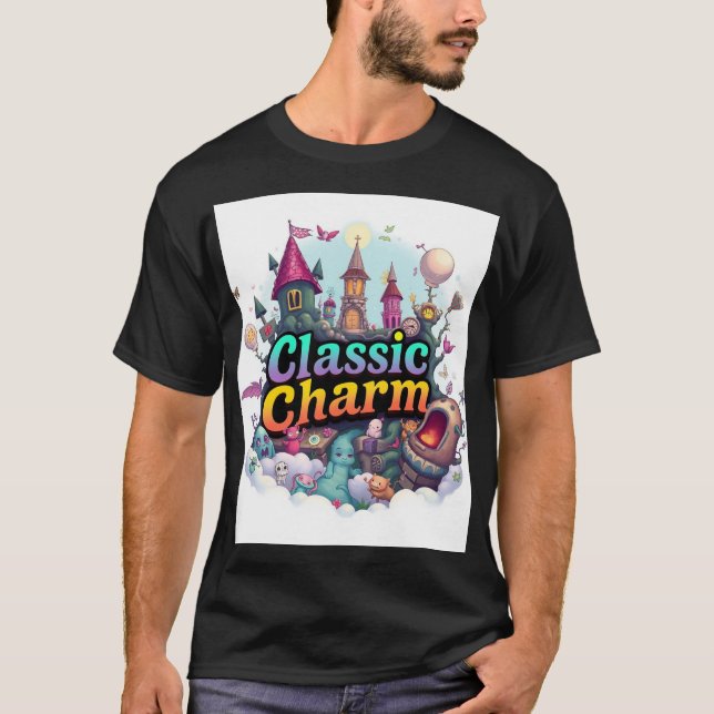 Diseño clásico de camiseta con encanto (Anverso)