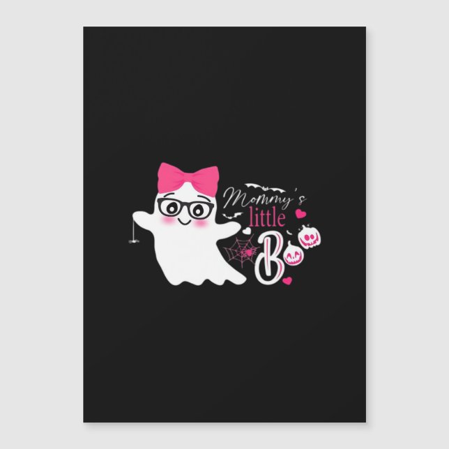 Diseño Clásico de Halloween Mommys Little Boo (Anverso)
