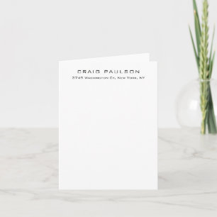 Diseño clásico sencillo y elegante Minimalista