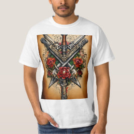 Diseño clásico tradicional de camisetas inspiradas