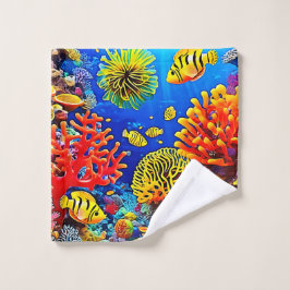 Diseño colorido de arrecifes de coral