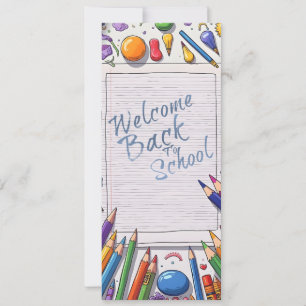 Diseño Colorido de Bienvenida al Regreso a Clases