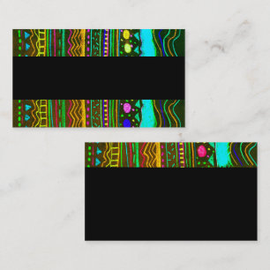 diseño colorido de plantillas de tarjetas de visit