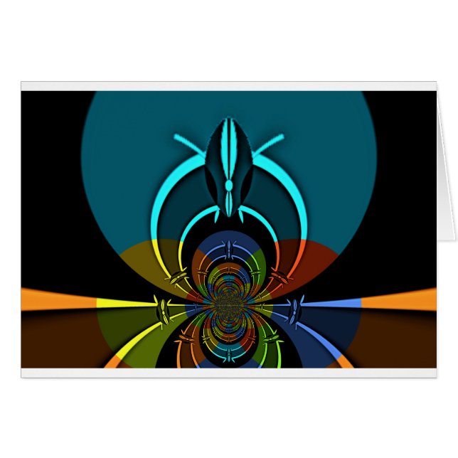 Diseño colorido del Escudo Masái (Anverso (Horizontal))