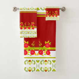 Diseño con patrones de Rosa de Borgoña