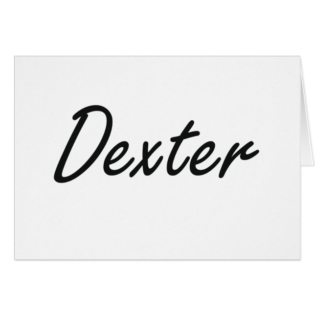 Diseño conocido artístico de Dexter (Anverso (Horizontal))
