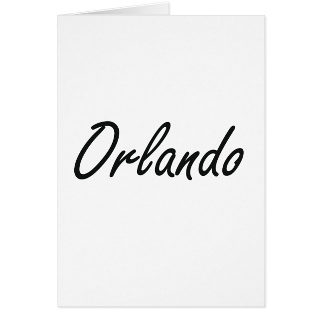 Diseño conocido artístico de Orlando (Frente)