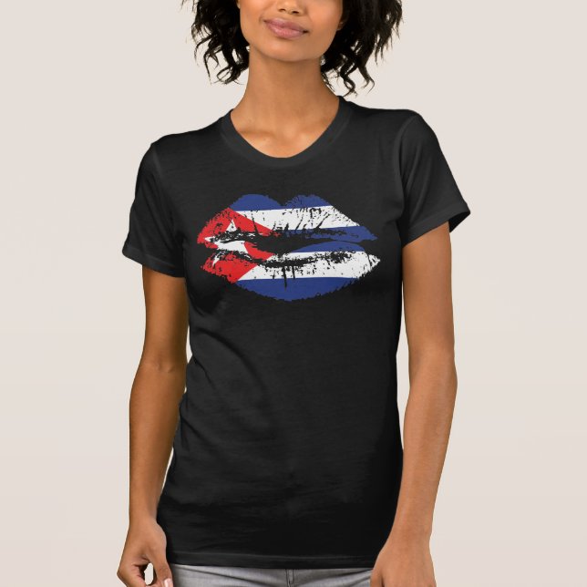 Diseño cubano de las camisetas sin mangas de los (Anverso)