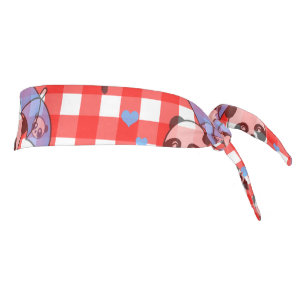 Diseño Cute Red Gingham Check