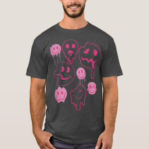 Diseño Cute Smile Face para camiseta femenina1522