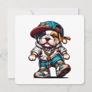 Diseño de agradecimiento de ropa urbana de cachorr