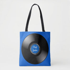 Diseño de álbum de grabación de vinilo en bolsa