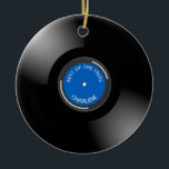 Diseño de álbum de registro de vinilo Ornamento ce<br><div class="desc">Diseño del álbum Vinilo Vintage de diseño de adorno cerámico con texto de personalizable,  frontal y posterior.</div>
