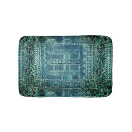 Diseño de alfombras orientales en azul