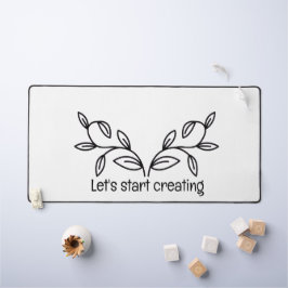 Diseño de alfombrilla de escritorio simple y calma